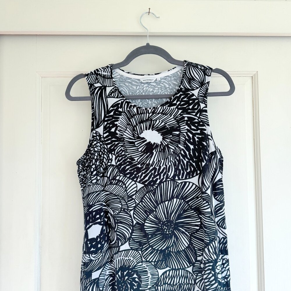 Marimekko 100% Cotton Jersey floral A-Line Dress